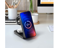 3MK MagRocket 3-in-1 Wireless Charger 15W Qi2 MPP Black 5903108643412 - 1364145 - zdjęcie 4